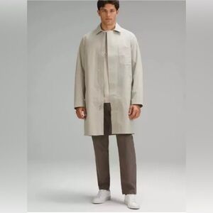 SOLD‼️LULULEMON New Venture Rain Coat Water Proof Men's L $298 Color: Raw Linen